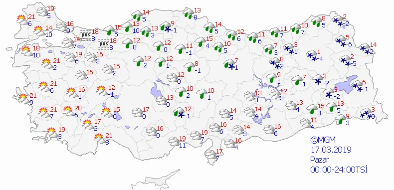 İstanbul'da ve yurt genelinde hava nasıl olacak? Meteoroloji'den son dakika açıklaması | 16 Mart 2019 Cumartesi - 3