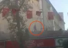 Malatyada çöken binadan kendi imkanlarıyla çıktı