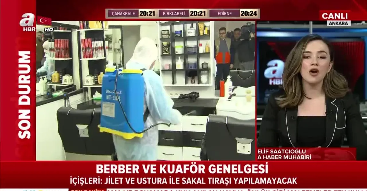 Son dakika: İçişleri Bakanlığından 81 il valiliğine berber, güzellik salonu ve kuaförlerin işleyişiyle ilgili genelge