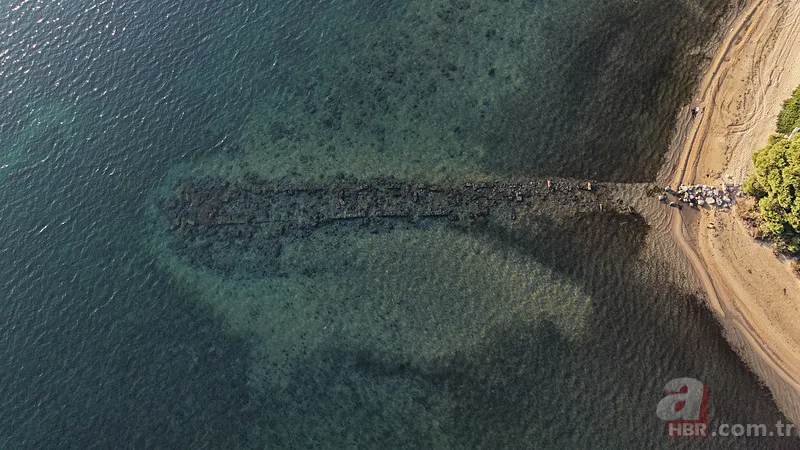 O ilimizde şaşırtan olay! Deniz çekilince gün yüzüne çıktı 9