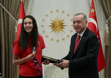 Başkan Erdoğan İrem Yaman'ı kabul etti