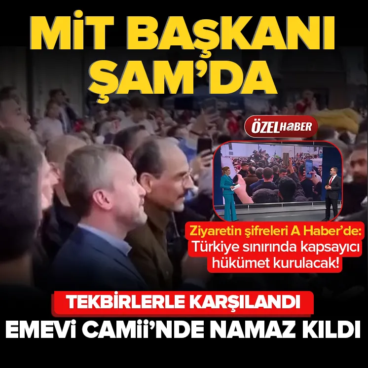 Kalın Suriye’nin başkenti Şam’da