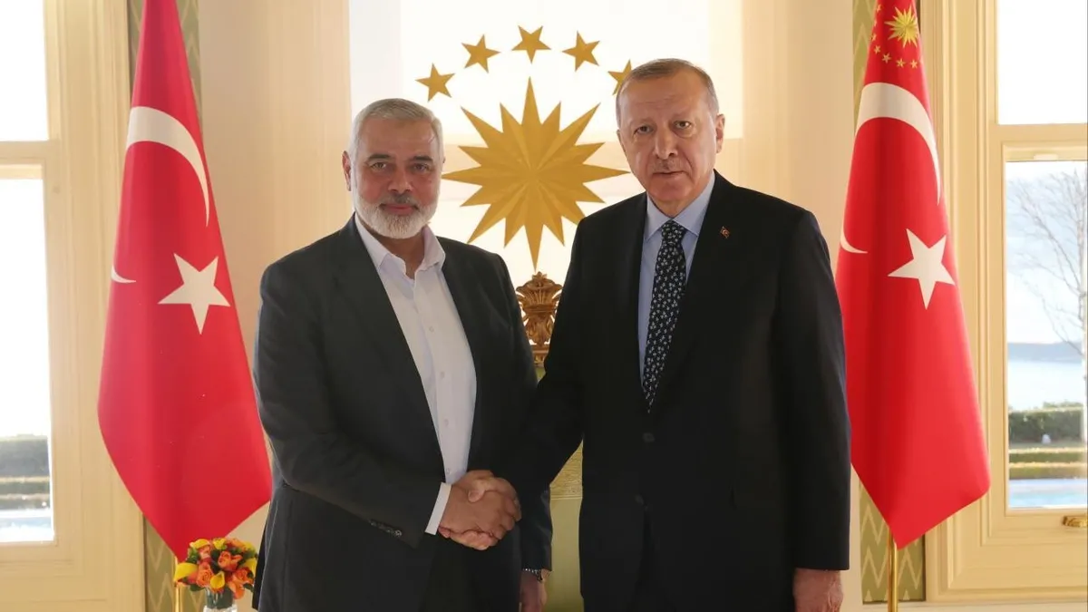 İstanbul'da Gazze diplomasisi! Başkan Erdoğan Hamas lideri Haniye görüşmesi sona erdi