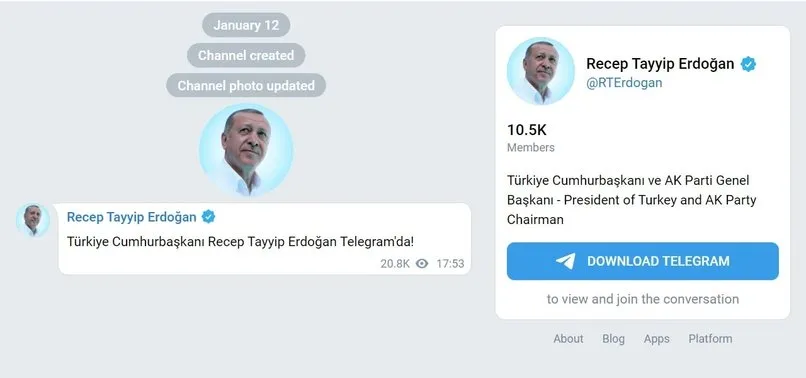 Telegram'ın kurucusu Pavel Durov: Liderlerin tercih etmesinden ötürü onur duyduk! Başkan Erdoğan'ı örnek verdi