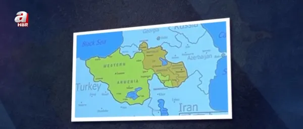 Yabancı profesörün harita provokasyonu tutmadı: Türkiye topraklarını Ermenistan sınırları içinde gösterdi! Türk vatandaşlarından tepki - 1
