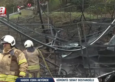 Emirgan’da yangın: A Haber olay yerinde