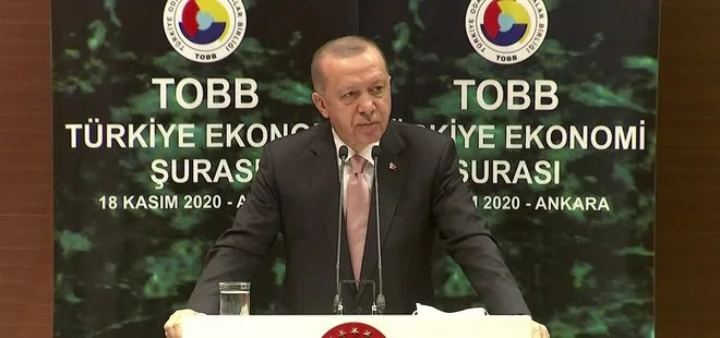 Son dakika: Başkan Erdoğan’dan TOBB Türkiye Ekonomi Şurası’nda önemli açıklamalar