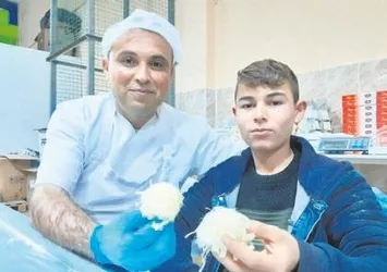 Oğlu için üretti sipariş yağıyor