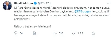 Son dakika: Meral Akşener’den skandal sözler: Başkan Erdoğan’ı katil Netanyahu’ya benzetti! AK Parti’den sert tepki: Ahlak dışı bir sapma