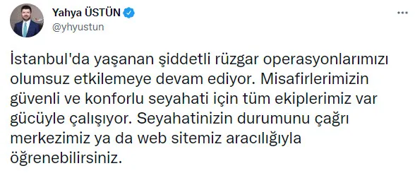 Son dakika: THY'den seferler hakkında kritik uyarı! Seferler anbean takip edilecek - 1