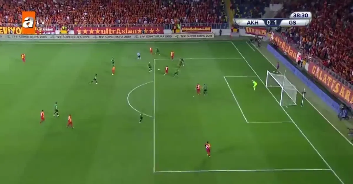 Galatasaray, Akhisarspor'u bu golle devirdi! İşte Belhanda'nın güzel golü | Video