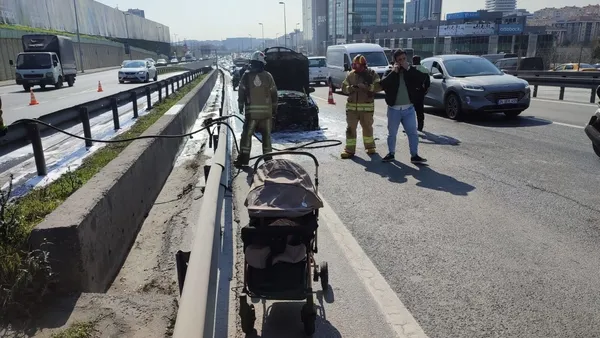 Yola çıkacaklar dikkat! D-100'de 6 kilometrelik trafik oluştu - 1