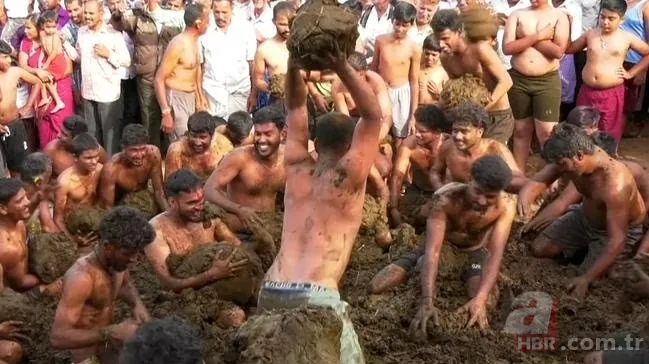 O festival pes dedirtti: Hindistan'da dışkı fırlatma savaşı! 12