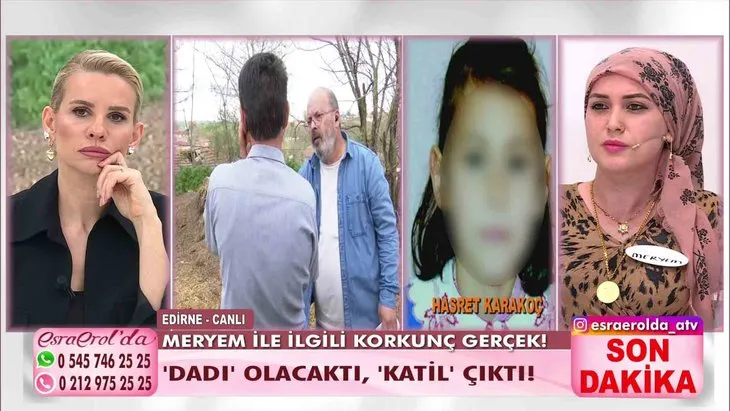 Esra Erol’da korkunç cinayet ortaya çıktı! ’Dadı Meryem’ 8 yaşındaki Hasret diri diri gömdü