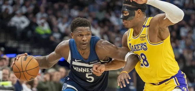 NBA’de Timberwolves Lakers’ı yenerek seride 2-1 öne geçti