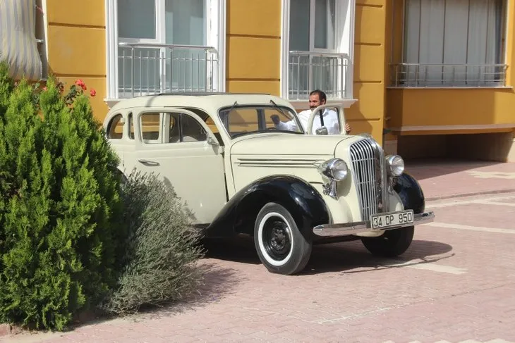 1936 model aracına servet teklif ettiler! Yüzlerine bile bakmadı! Tarihe tanıklık eden otomobil ilgi odağı oldu