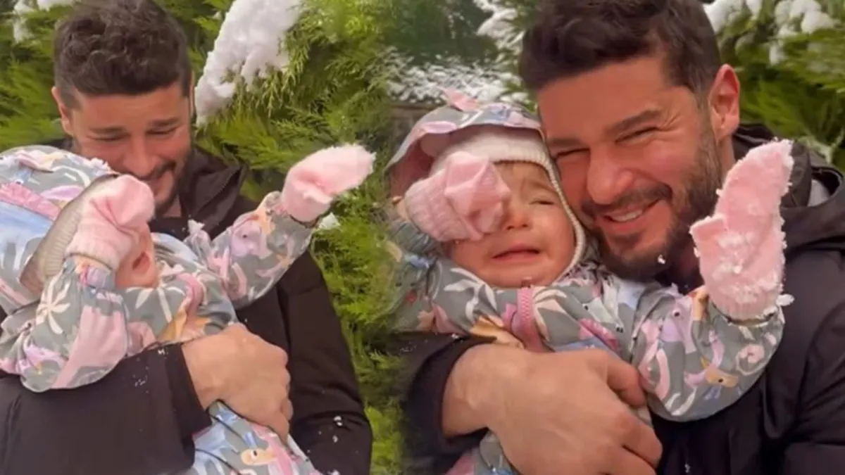 Berk Oktay'ın kızı Mira Milena sevimliliğiyle "maşallah" dedirtti