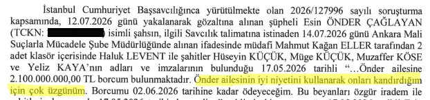 İşte Haluk Levent için mahkemeye sunulan belge! Çarpıcı iddia: İyi niyetlerini kullanarak kandırdım - 3