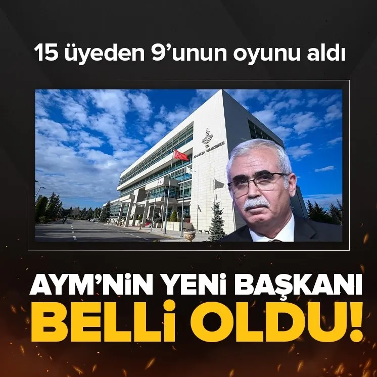 AYM’nin yeni Başkanı Kadir Özkaya oldu!