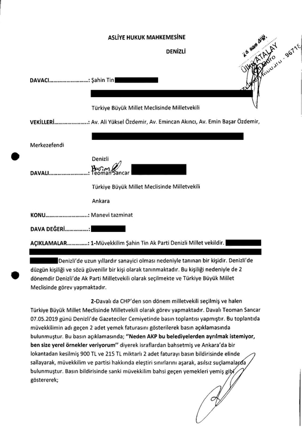 Sözcü - Cumhuriyet - T24 - Birgün’den ‘hayali yemek’ üzerinden yalan ittifakı | AK Partili Şahin Tin yalanı belgeleriyle çürüttü