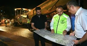 Ankara yolunda gece mesaisi sürüyor