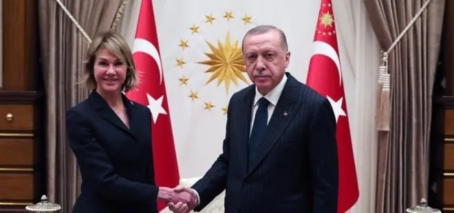 Son dakika: Başkan Erdoğan, ABD’nin BM Daimi Temsilcisi Kelly Craft’ı kabul etti