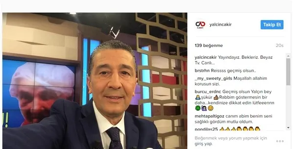 Yalçın Abi'den iyi haber var!