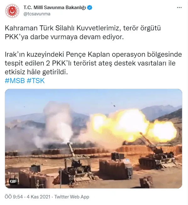 Son dakika | Terör örgütü PKK'ya Pençe Kaplan darbesi - 1