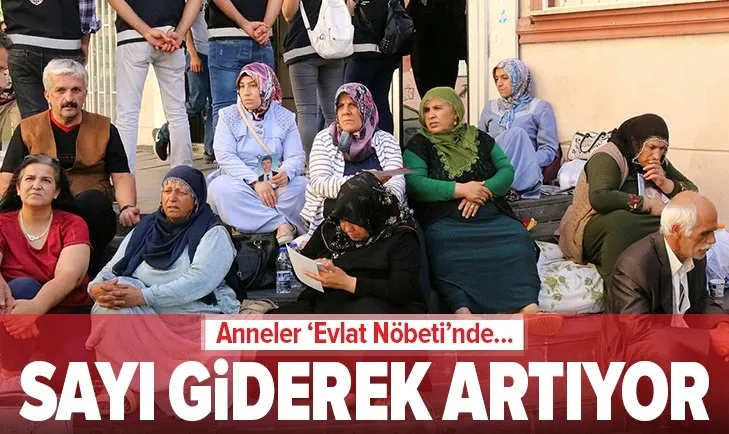 HDP önünde eylem yapan ailelerin sayısı 20’ye yükseldi