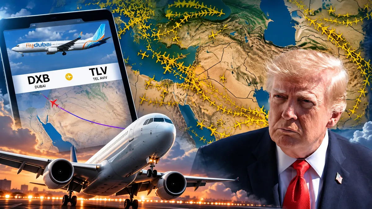 Donald Trump'tan İran'a FlyDubai tehdidi: Çok sert şekilde hedef alınacaklar