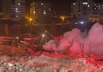 Ankara'da palet deposunda yangın!