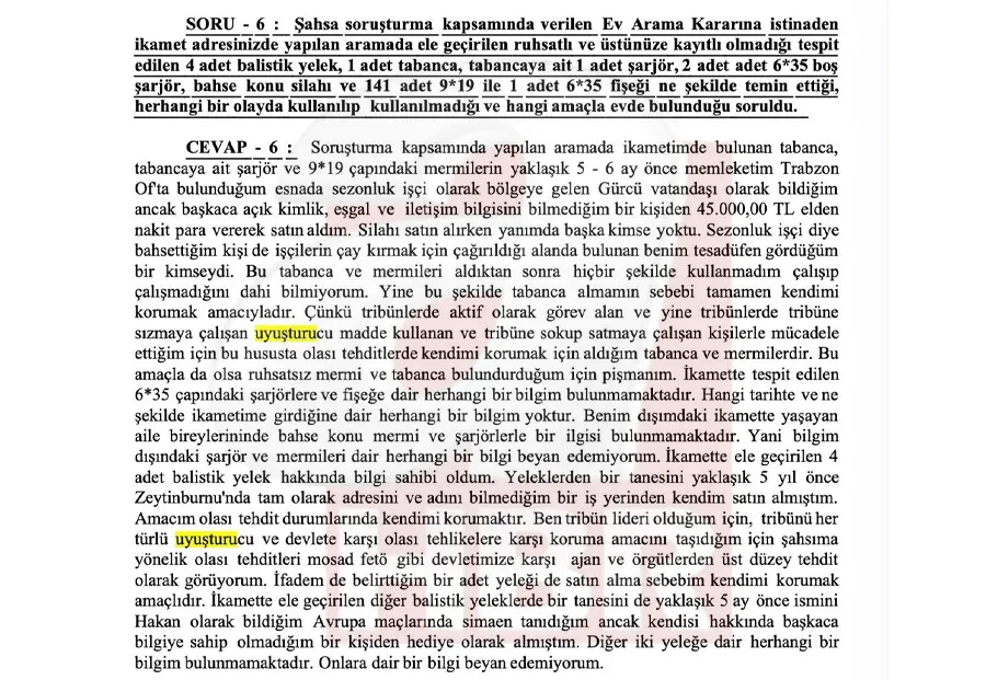 UltrAslan lideri Muzaffer Şirin’in uyuşturucu testi pozitif çıktı! - 1