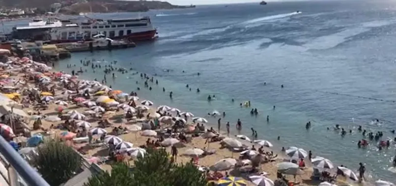 Bayramda tatilciler oraya akın etti nüfus 10 kat arttı