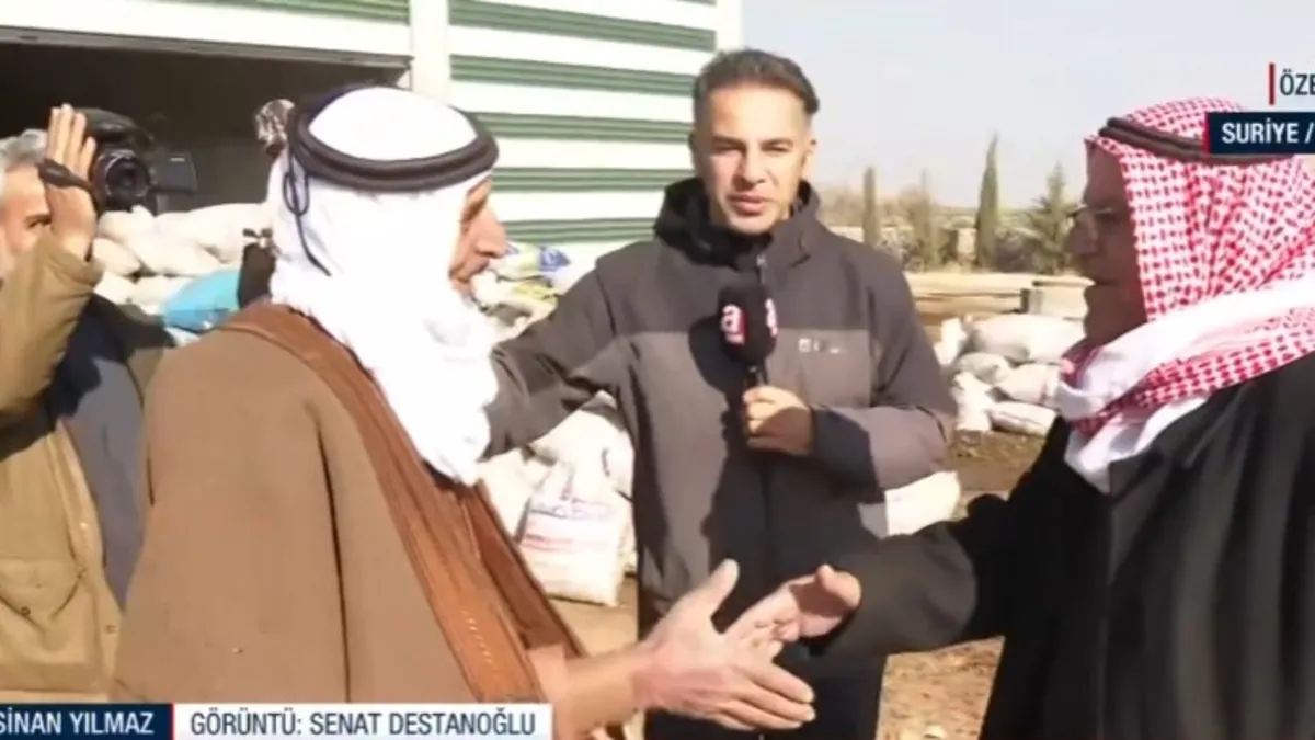 Özgür Suriye'de duygusal buluşma: A Haber hasretin son bulduğu anları görüntüledi!