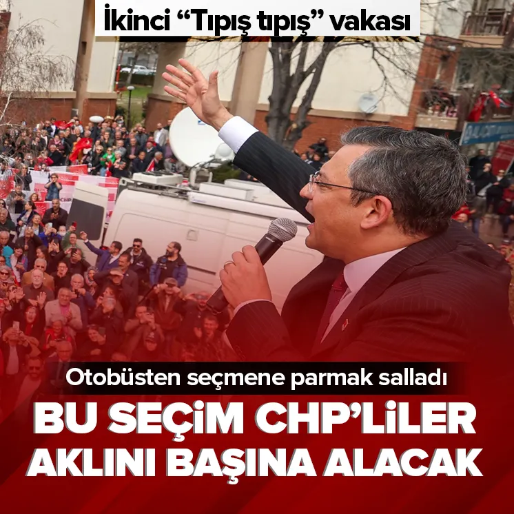 CHPde ikinci Tıpış tıpış vakası!