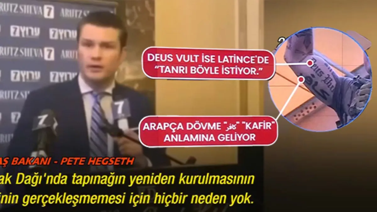 ABD-İsrail'in fitne motivasyonu ortaya çıktı! Orta Doğu'da "din savaşı" itirafı: "Kafir" dövmesi ve "tapınak" detayı