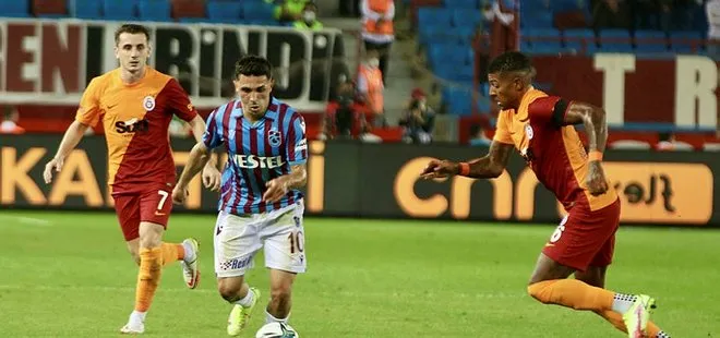 Trabzonspor: 2 - Galatasaray: 2 MAÇ SONUCU | Trabzon’da bol gollü dev maç