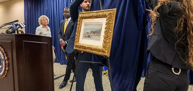Monet tablosu 83 yıl sonra sahiplerine ulaştırıldı