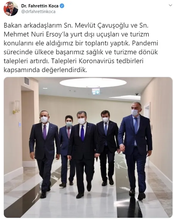 Son dakika: Sağlık Bakanı Fahrettin Koca açıkladı! Sağlık ve turizme dönük talepler arttı - 1