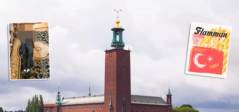 Terörist düşkünü İsveç'in skandalları bitmiyor! Çizgiyi aştılar: Türk bayrağı, Kur'an-ı Kerim ve karikatür yarışması