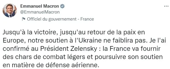 Macron duyurdu! Fransa Ukrayna’ya tank gönderecek