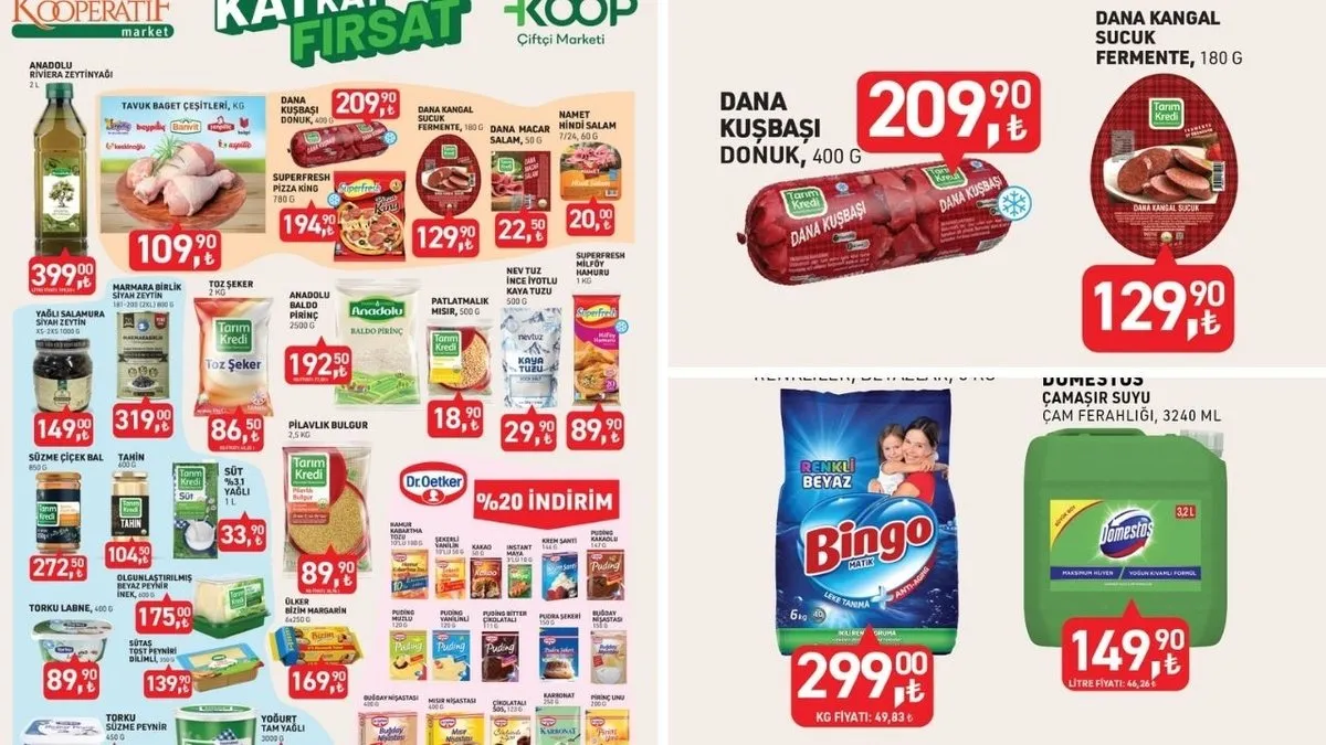 Tarım Kredi'de %30 indirim başladı! 11-17 Kasım kataloğu: Hasat çay 239, 90, Cicibebe 109,90 TL'den satışta...