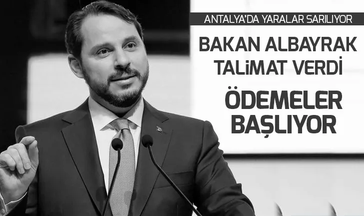 Antalyada yaralar sarılıyor çiftçiye müjde! Bakan Albayrak talimatı verdi