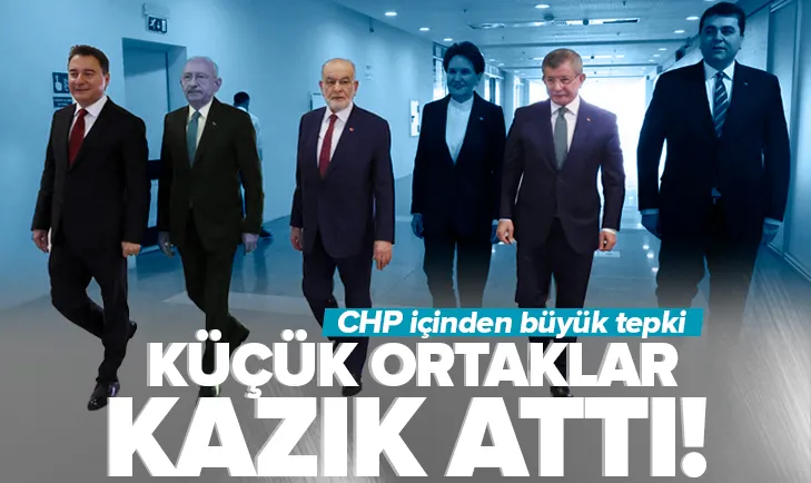 Küçük ortaklar CHP’ye kazık attı