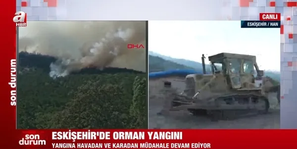 Eskişehir’de orman yangını kontrol altına alındı