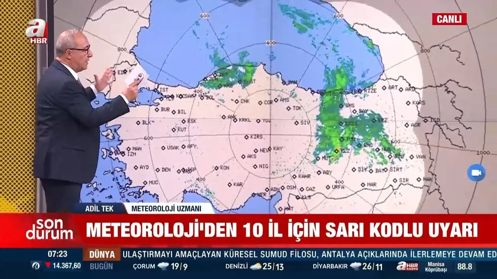 Meteoroloji uyardı: Türkiye genelinde sağanak etkili olacak, kuvvetli yağış ve rüzgara dikkat - 7