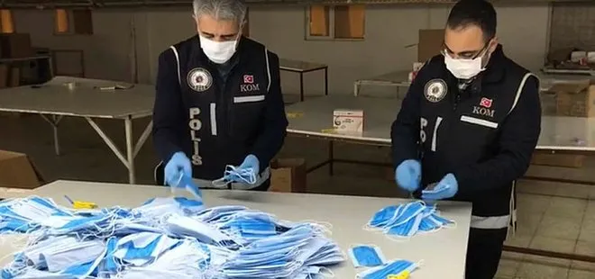 Adıyaman’da 5 bin kaçak üretim maske ele geçirildi