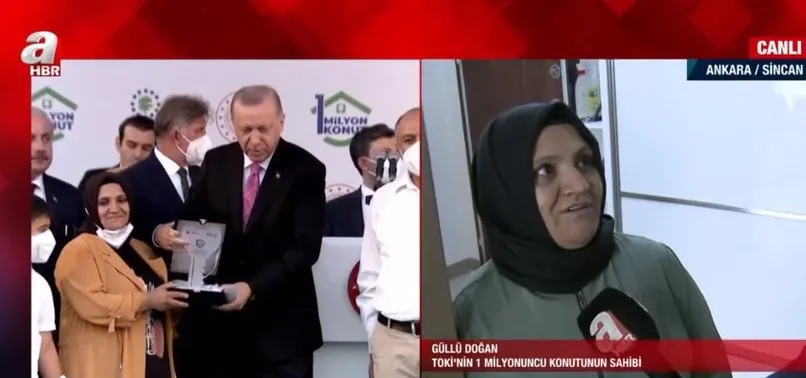 Başkan Recep Tayyip Erdoğan teslim etmişti! İşte TOKİ’nin 1 milyonuncu konutu