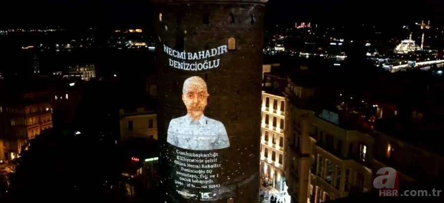 15 Temmuz kahramanları yad ediliyor! Haydarpaşa Gar Binası ve Galata Kulesi'nde mapping gösterileri... 5