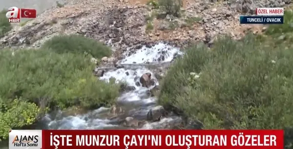 A Haber Ovacık'ta doğa harikası Munzur Çayı'nı görüntüledi! Terörden temizlendi turistler akın etti - 3